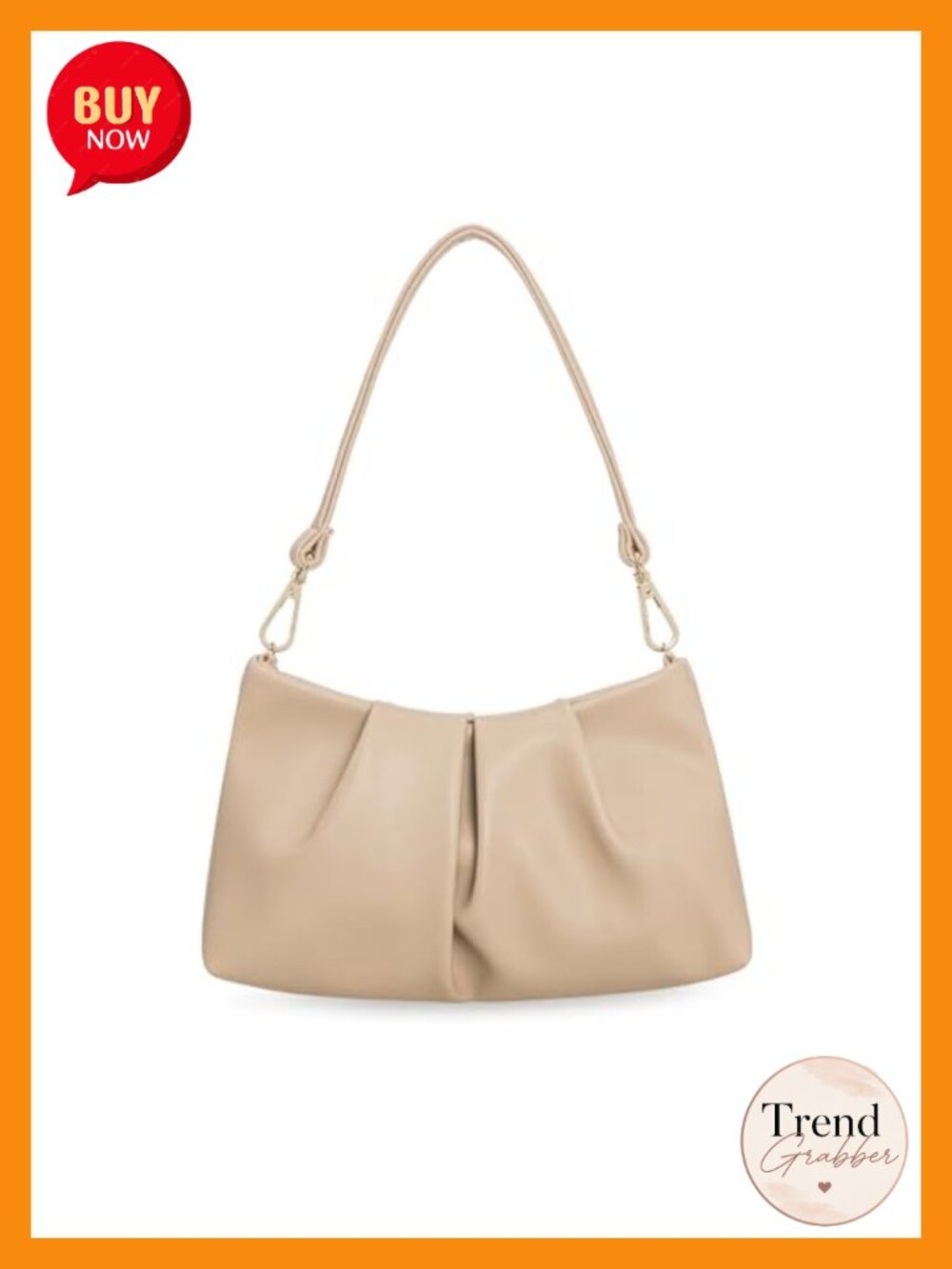 Pleated PU Leather Evening Clutch with Chain Strap Formal Handbag